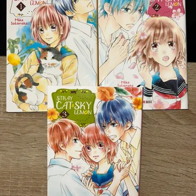 Manga Stray Cat & Sky Lemon 3T neufs - Shojo